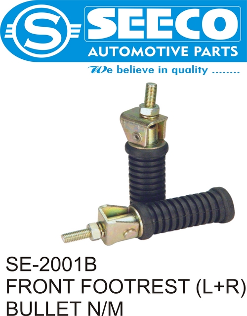 Durable Front Footrest Complete