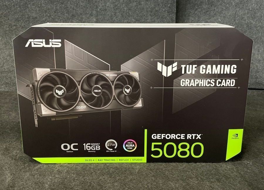 Five Component Graphics Asus Tuf Gaming Nvidia Geforce Rtx 5080 16gb Gddr7 Pcie 5.0 Graphics ...