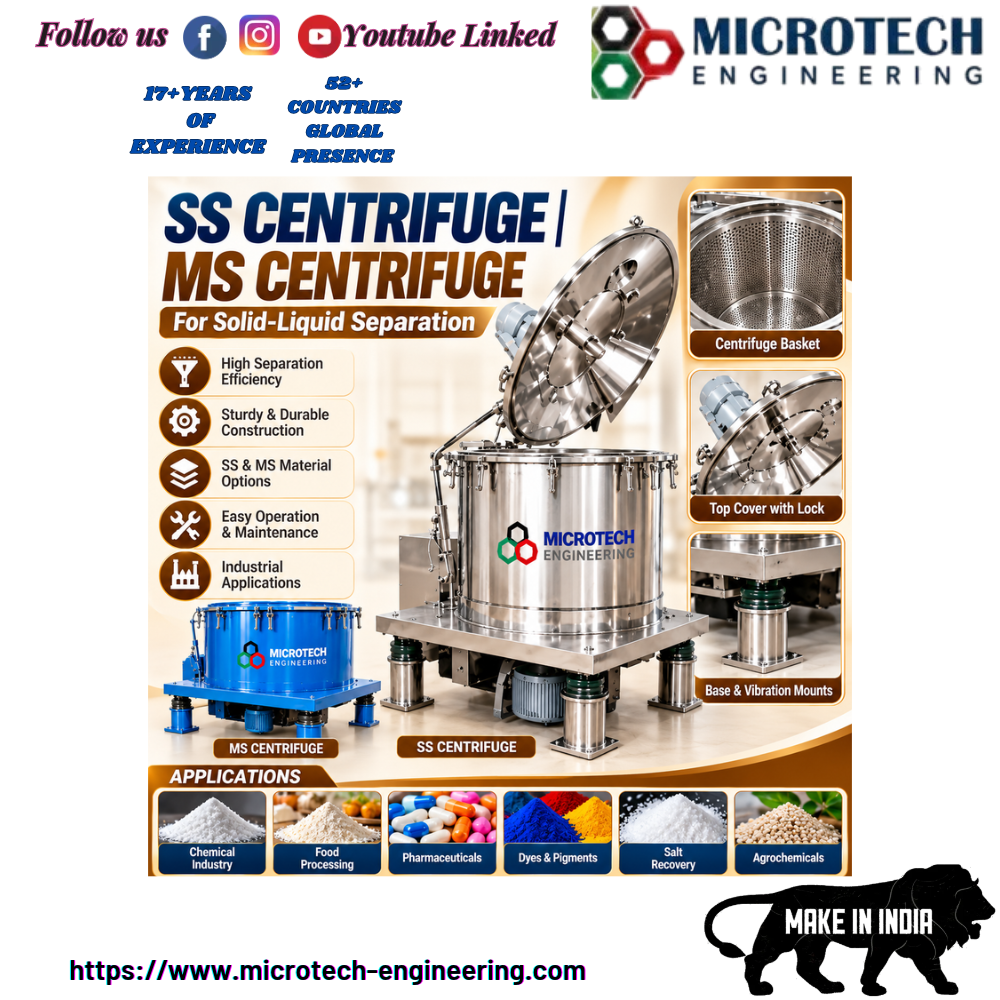 SS Centrifuge , MS Centrifuge