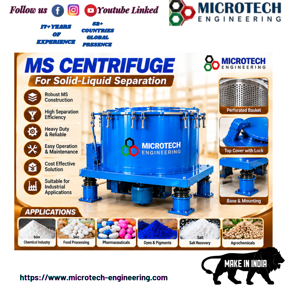SS Centrifuge , MS Centrifuge