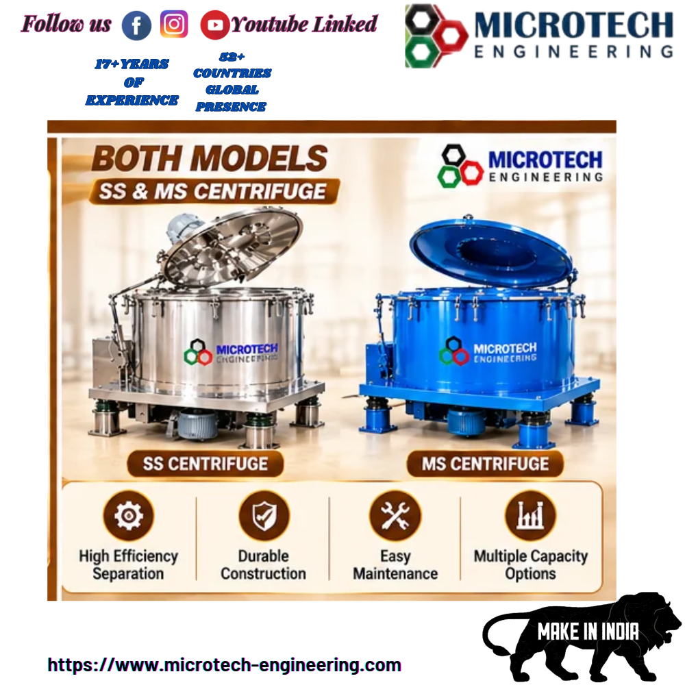 SS Centrifuge , MS Centrifuge