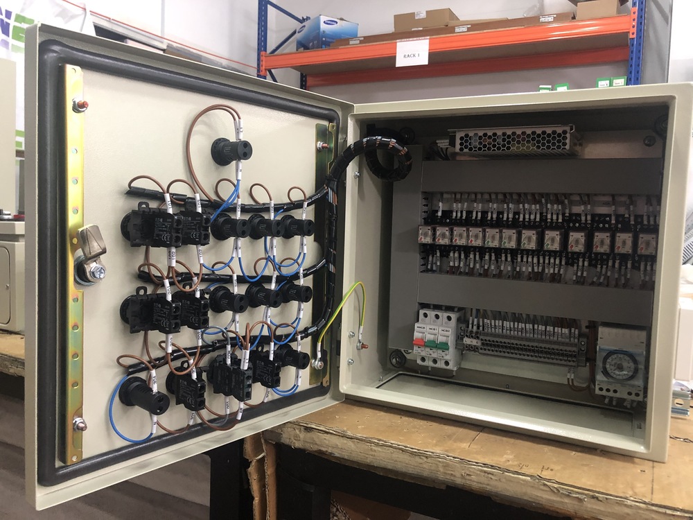 Industrial Relay Control Panel
