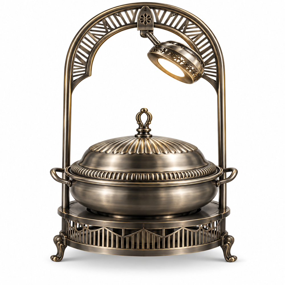 Professional Buffet Presentation Dish - Color: Silver