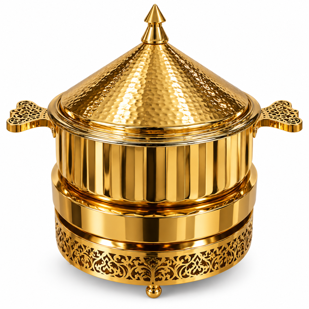Professional Buffet Presentation Dish - Color: Silver