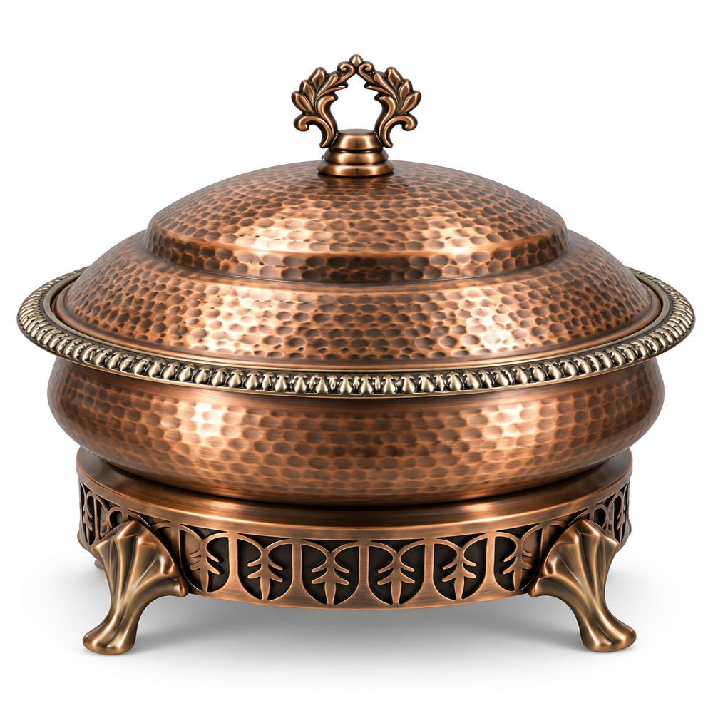 Professional Buffet Presentation Dish - Color: Silver