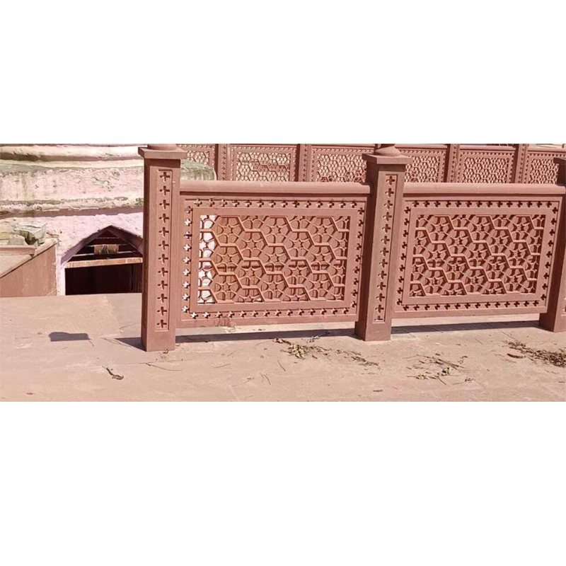 100 sqft Red Sandstone Jali