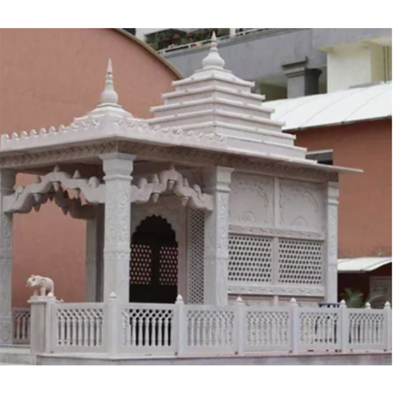 Pink Sandstone Temple 10x20 feet