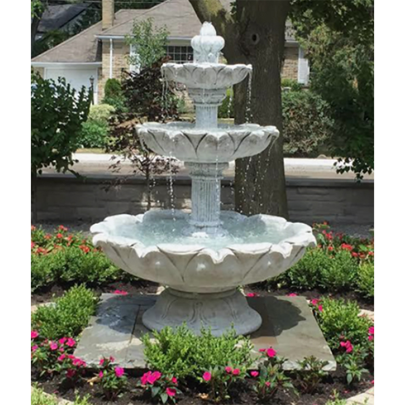 Pink Decorative Sandstone Water Fountain