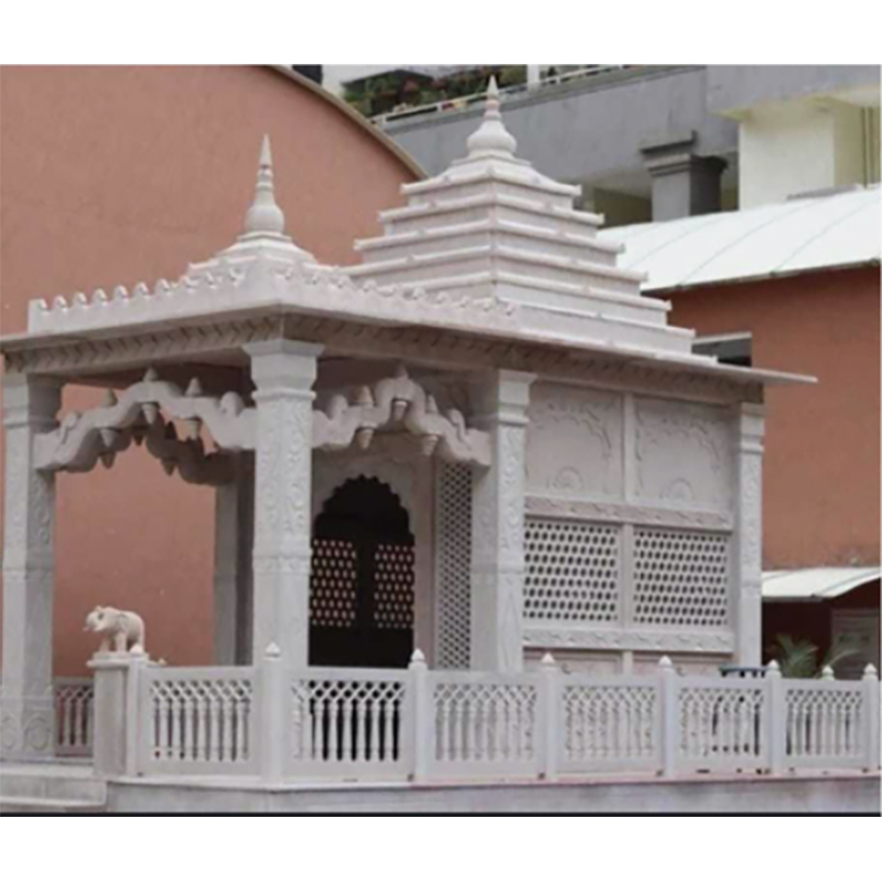 Pink Sandstone Temple 10x18 feet