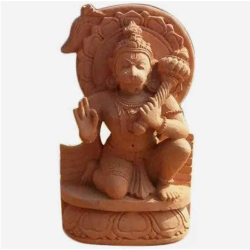 Red Sandstone Hanuman Moorti