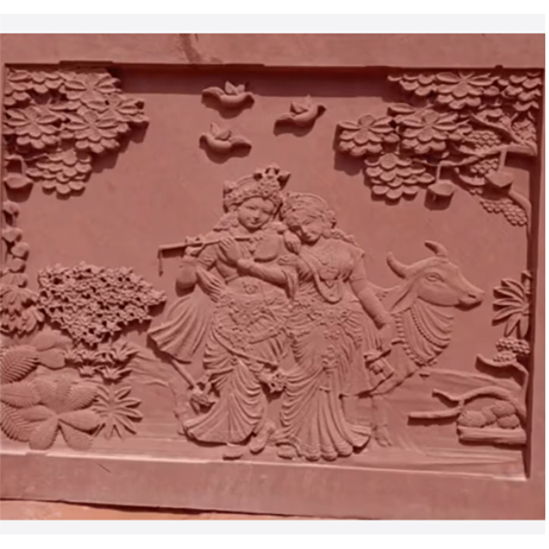 Red Sandstone wall Cladding 4x4Feet