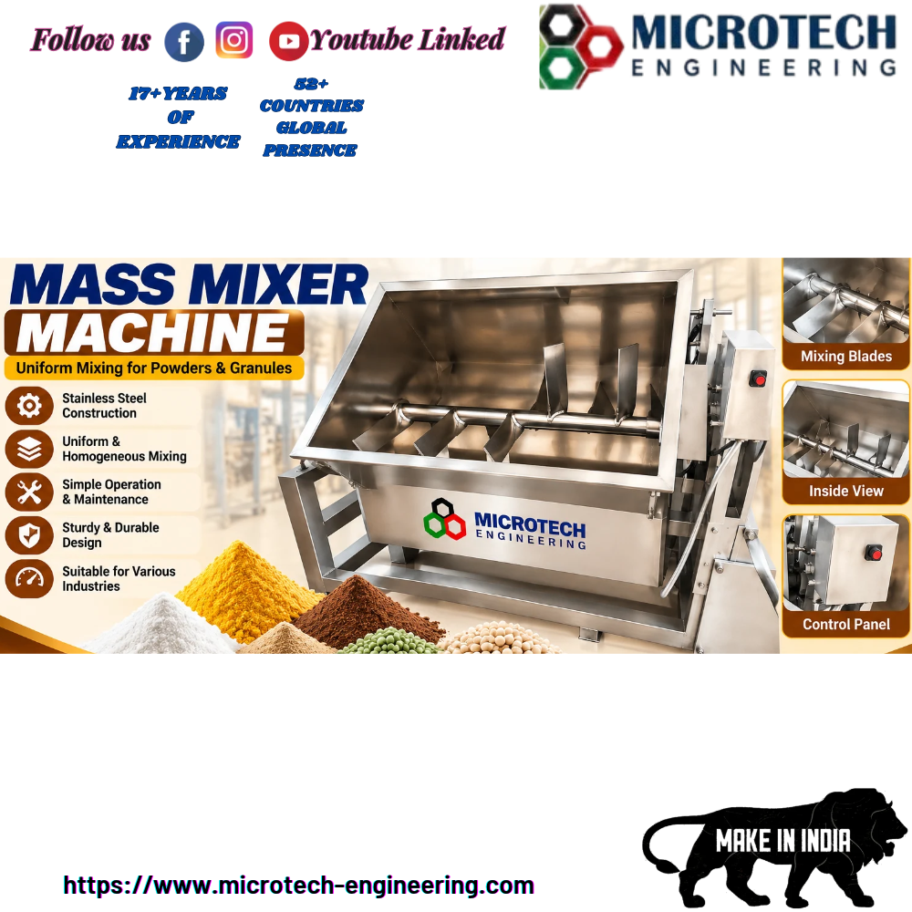 Mass Mixer Machine 