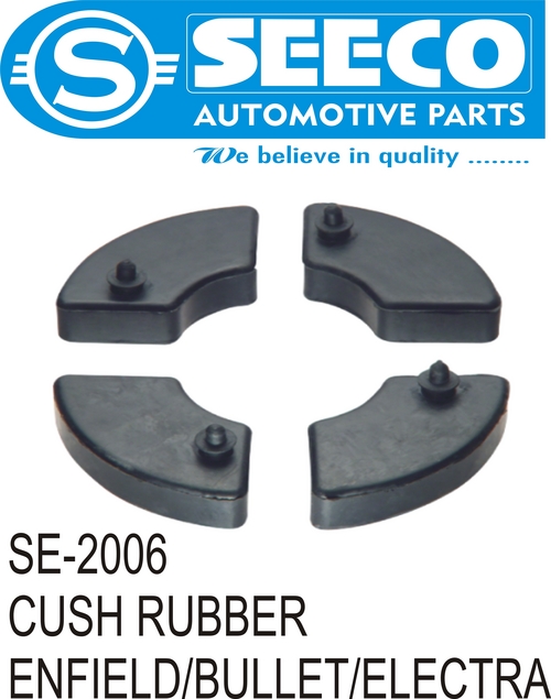 CUSH RUBBER - 20-25mm Diameter, 2-3mm Thickness | Polished Finish, Lightweight Design, High-Quality Rubber Manufacturing