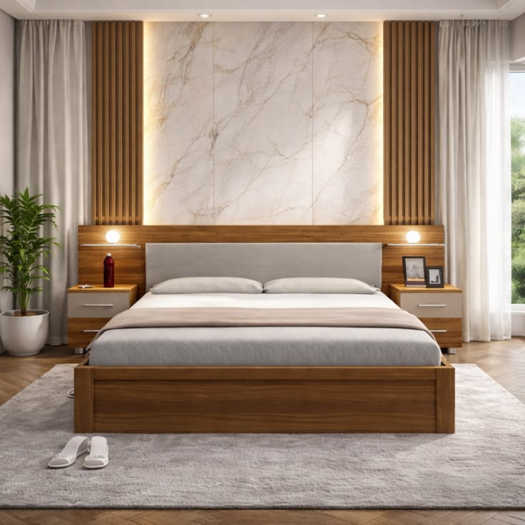Bed Back Panel Designs