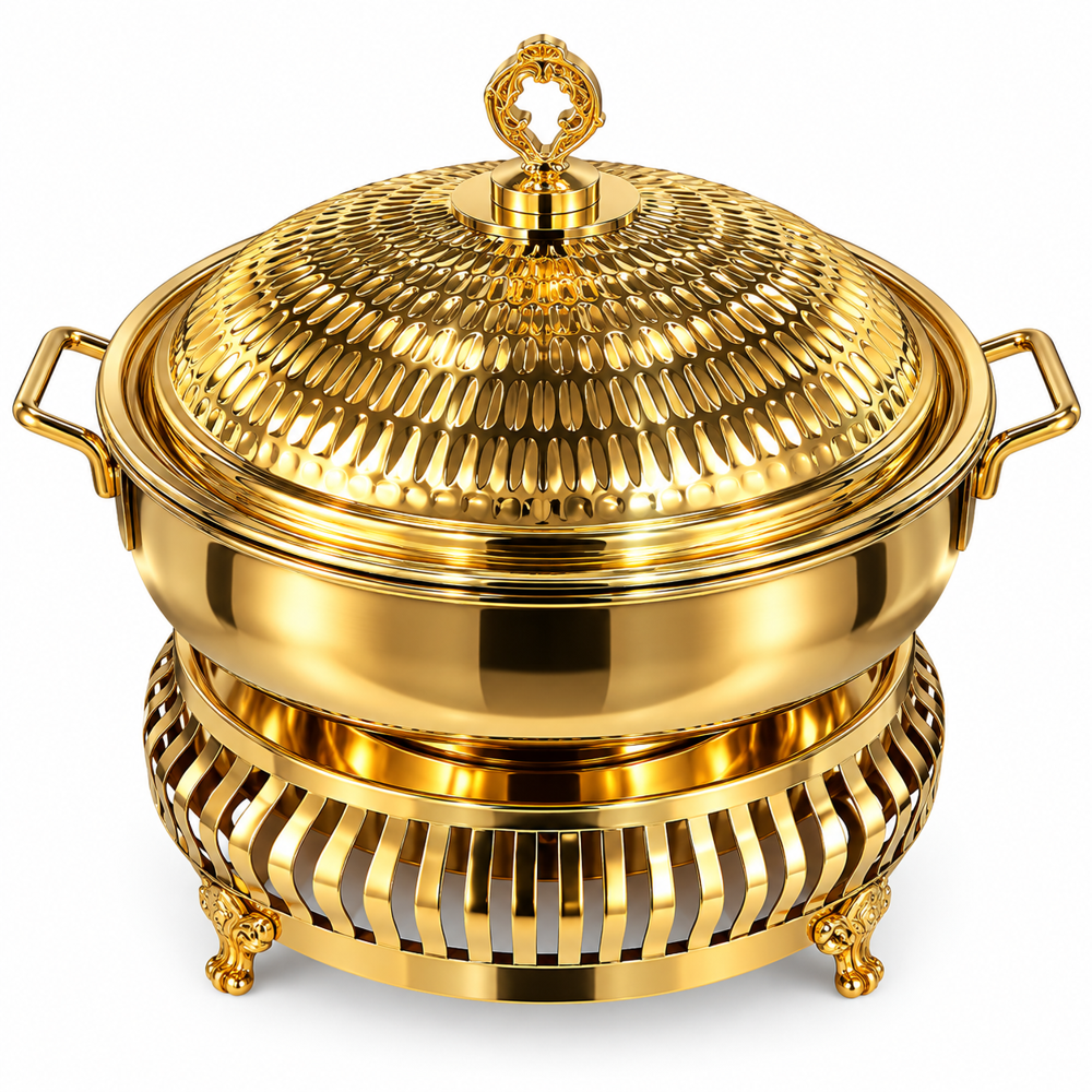 Mirror Polish Chafing Dish - Color: Gold