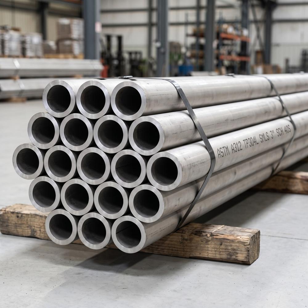 SS 304L Seamless Pipe - ASTM A312 TP304L Stainless Steel Pipe