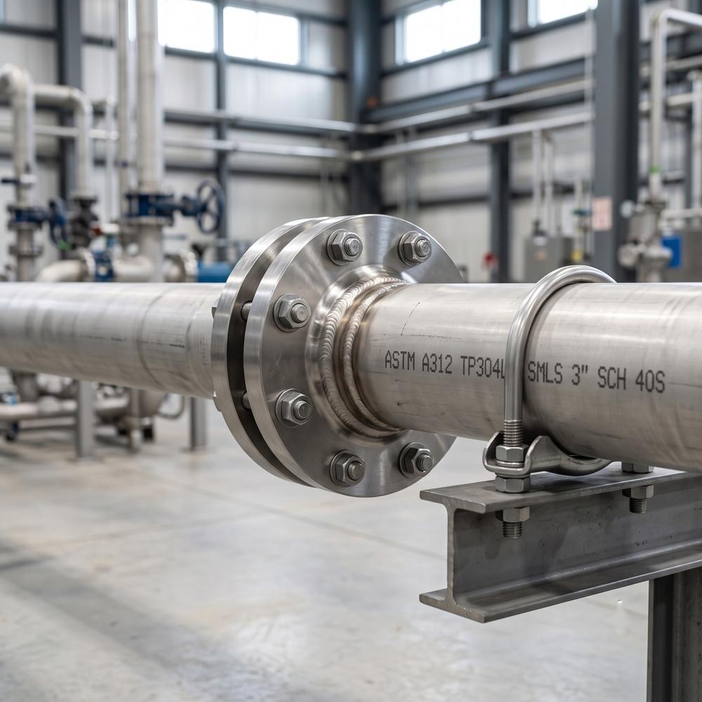 SS 304L Seamless Pipe - ASTM A312 TP304L Stainless Steel Pipe