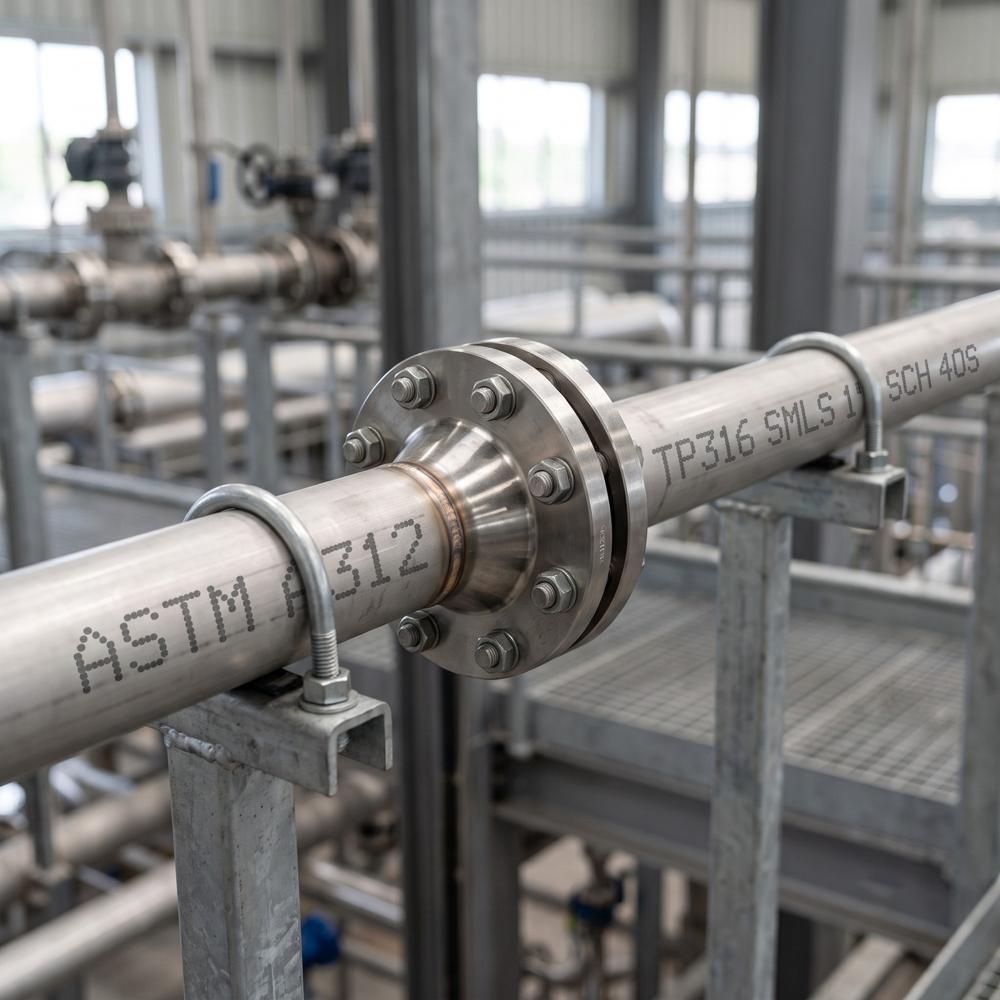 SS 316 Seamless Pipe - ASTM A312 TP316 Stainless Steel Pipe