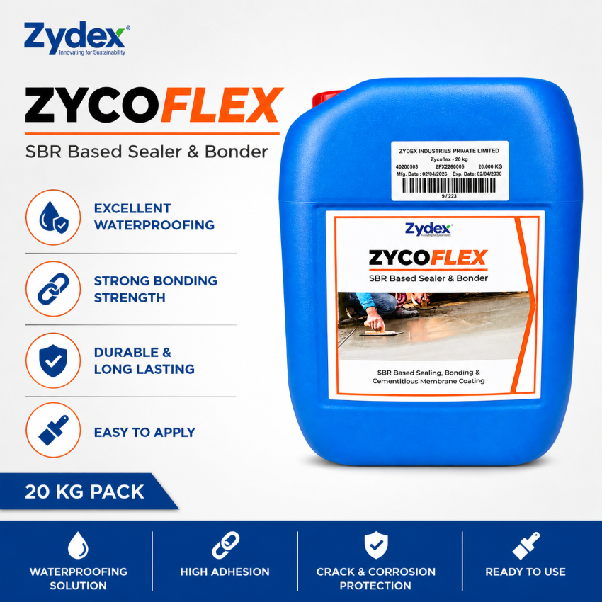 Zycoflex Sbr-based Waterproofing & Bonding Coating - Physical Form: Liquid