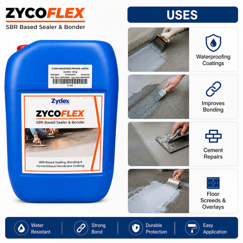 Zycoflex SBR-Based Waterproofing & Bonding Coating