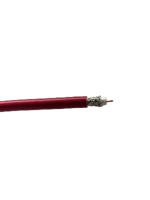 Belden 1694A 0021000 Red Coaxial Video Cable - Material: Copper