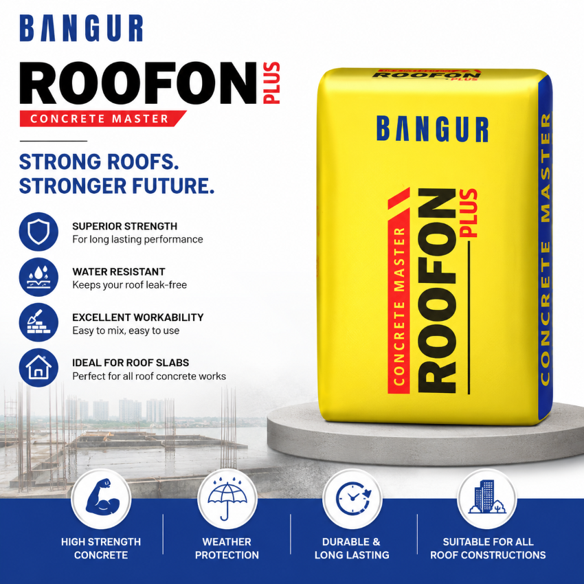 50 KG Roofon Plus Concrete Master Cement Bag
