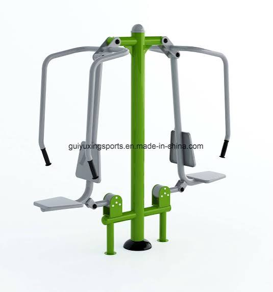 Outdoor Gym Double Seat Shoulder Press and Chest Press Machine