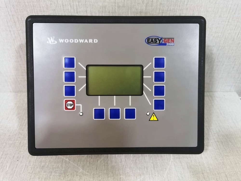 Woodward Easygen-2000 Series Genset Controller Marine Generator Control Unit - Mounting Type: Flush Door / Panel Mount Frame Design