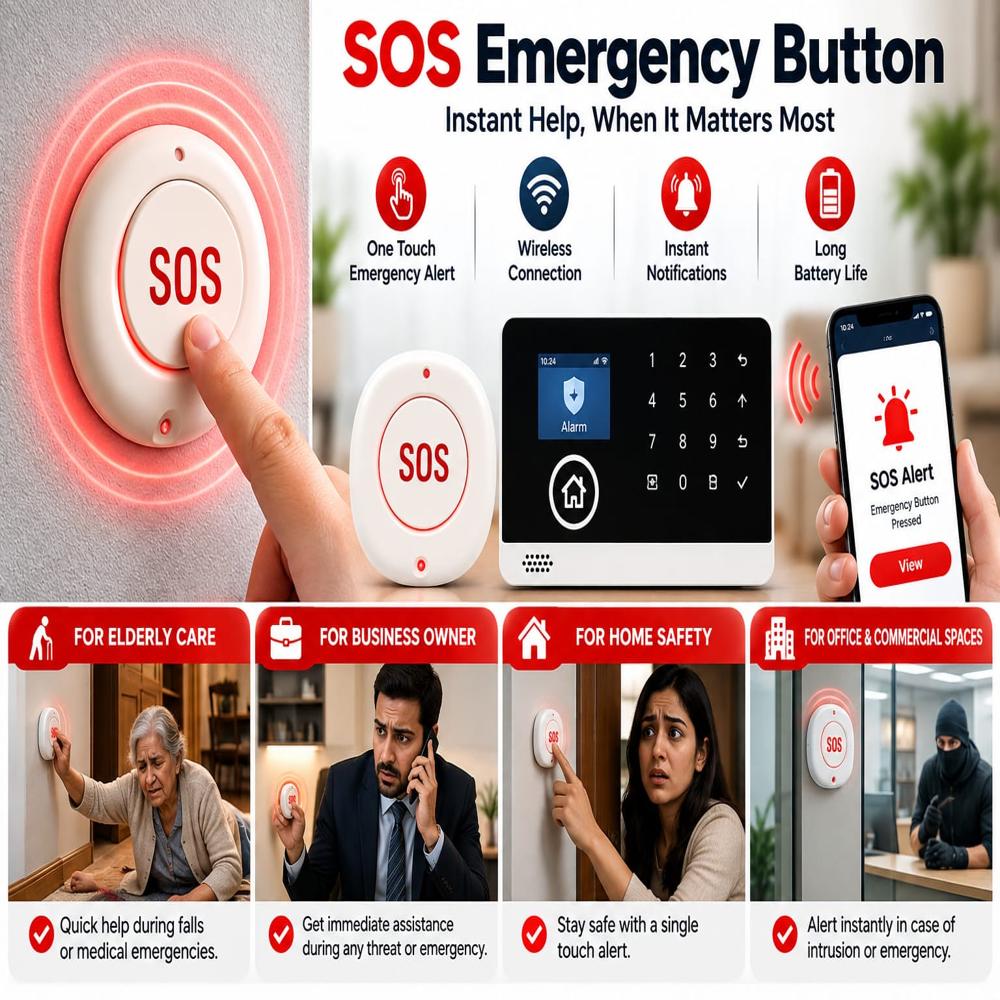 Sos Emergancy Button - Alarm Density: High
