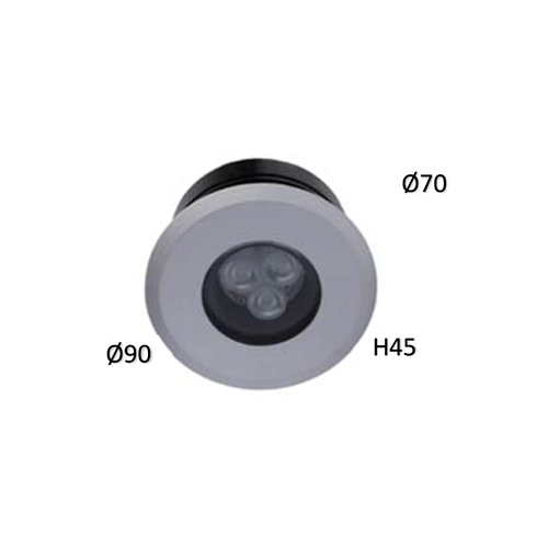 GB6W9070 External Driver Ground Burial Light