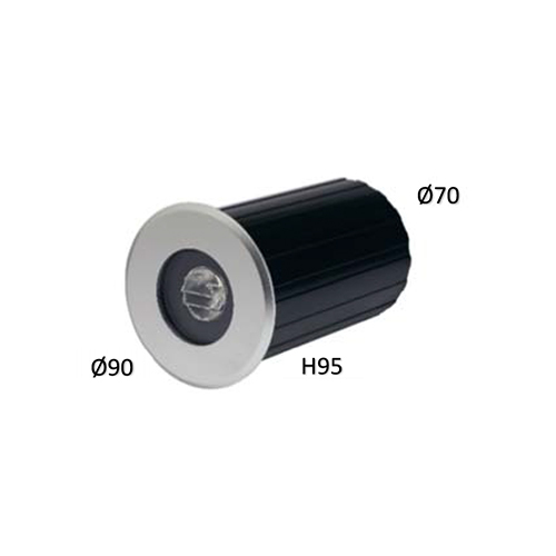 GB6W9070 Asymmetrical Ground Burial Light