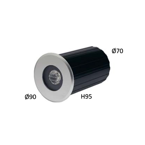 GB6W9070 Asymmetrical Ground Burial Light