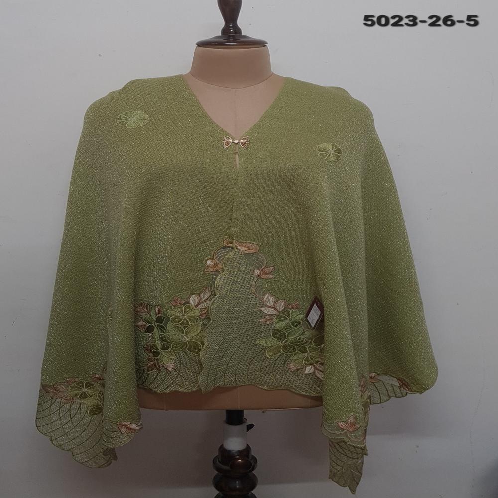 Knitted Nett Embroidered Applique work capes