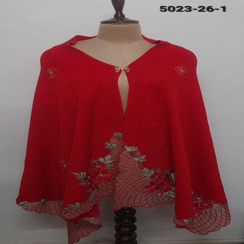 Knitted Nett Embroidered Applique work capes