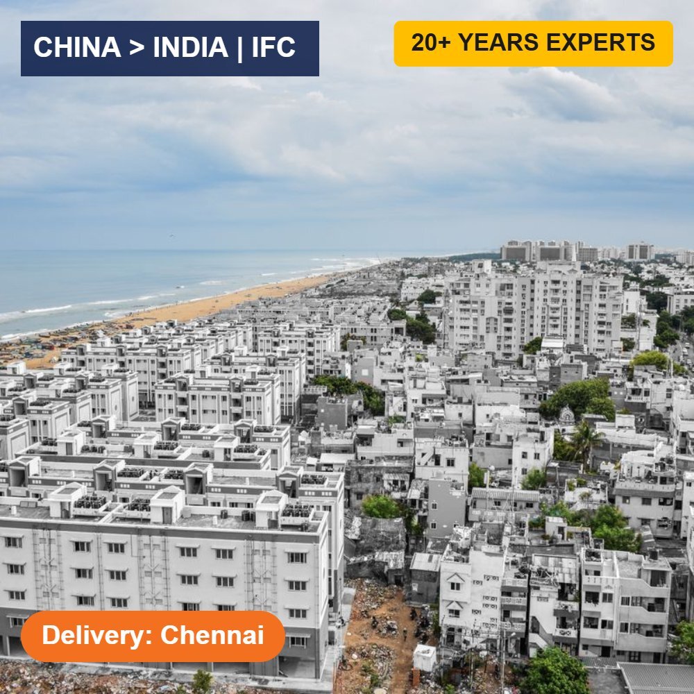 Door to Door Cargo from China to Chennai