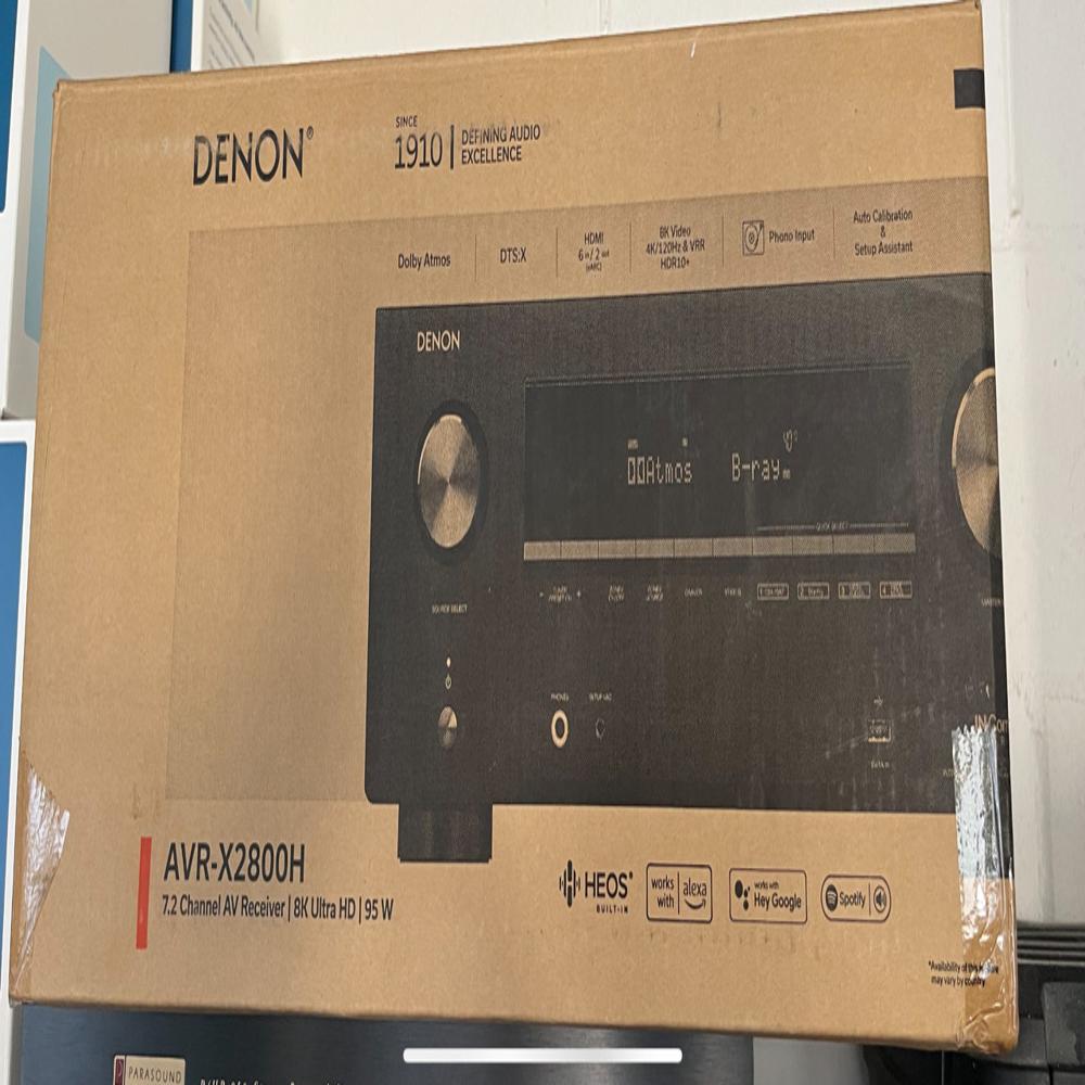 Denon AVR-X2800H 7.2 Channel 8K AV Receiver