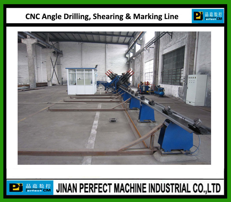 Cnc Angle Drilling Shearing And Marking Line - Feature: High Speed