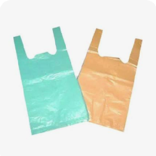 TRANSPARENT PLASTIC CARRY BAGS