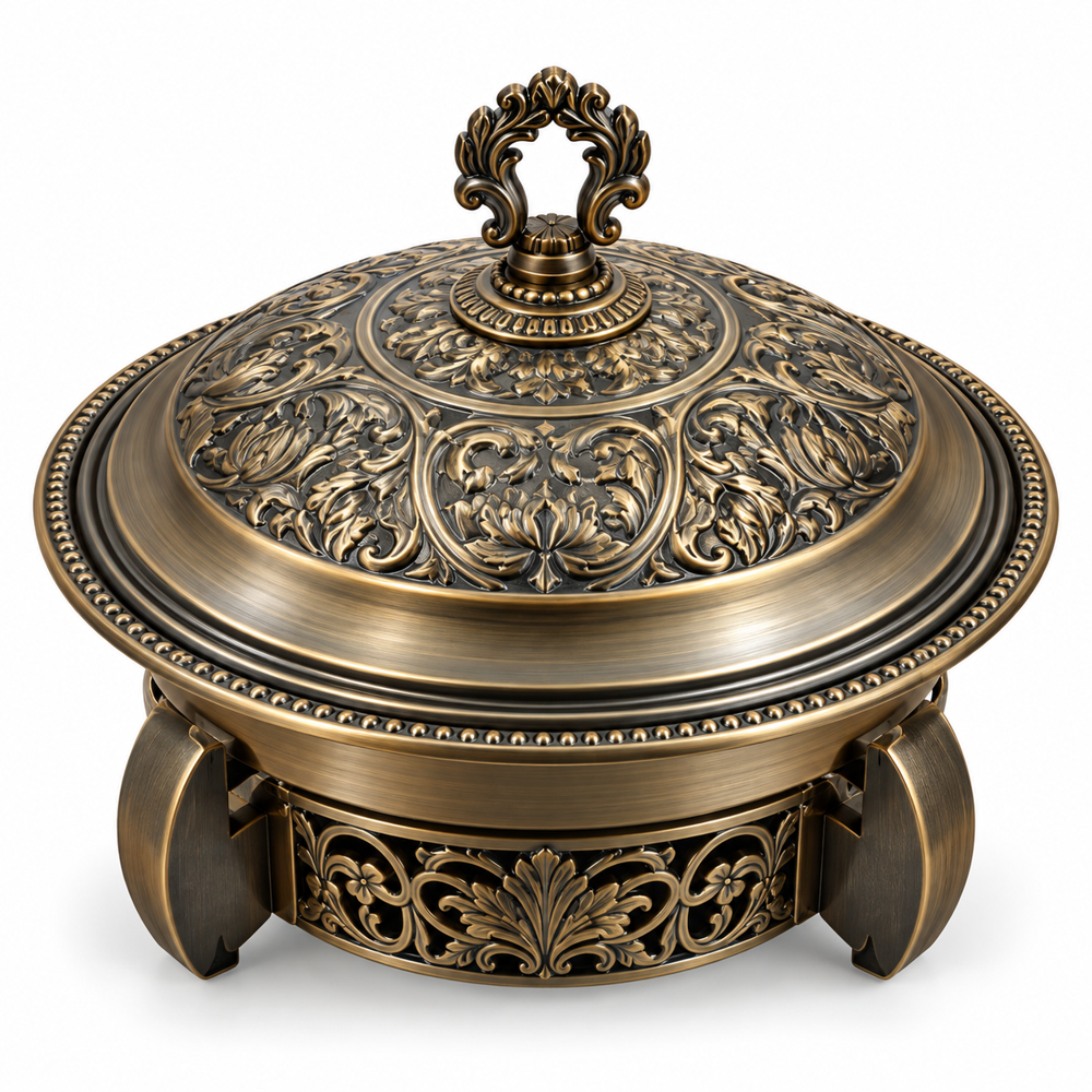Contemporary Roll Top Server - Color: Black