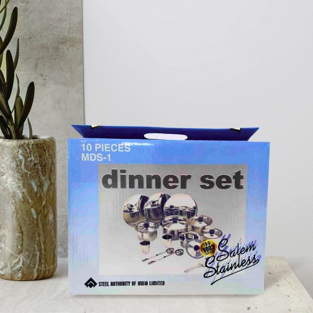 Stainless Steel Dinner Set 10 Pc