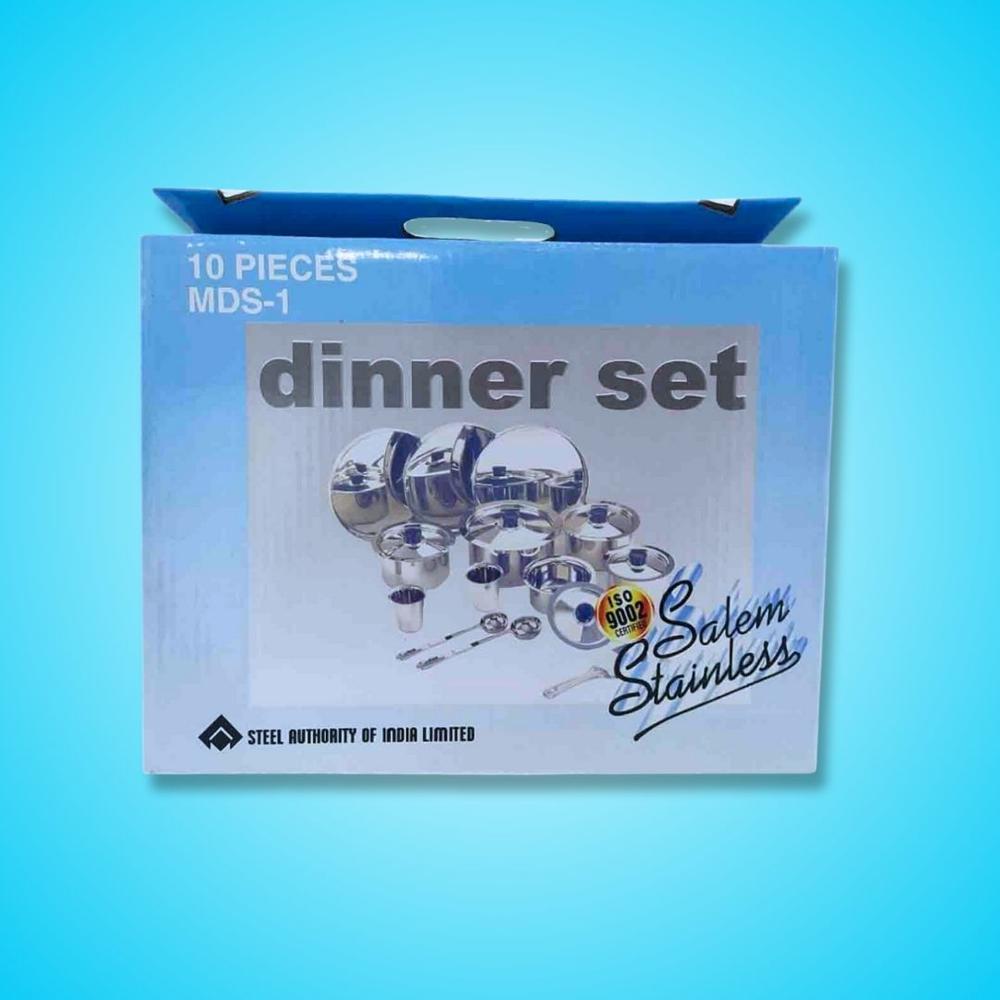 Stainless Steel Dinner Set 10 Pc