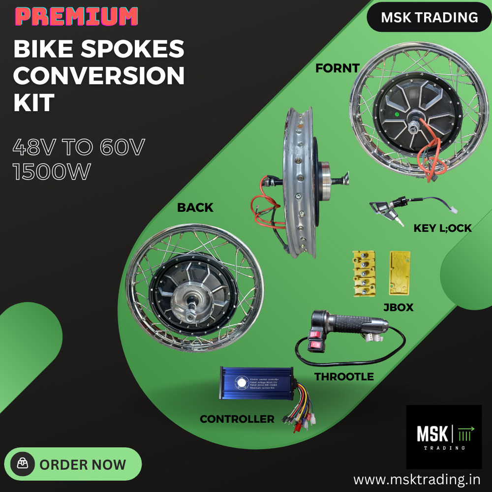 48v to 60v Bike Spokes Conversion Kit