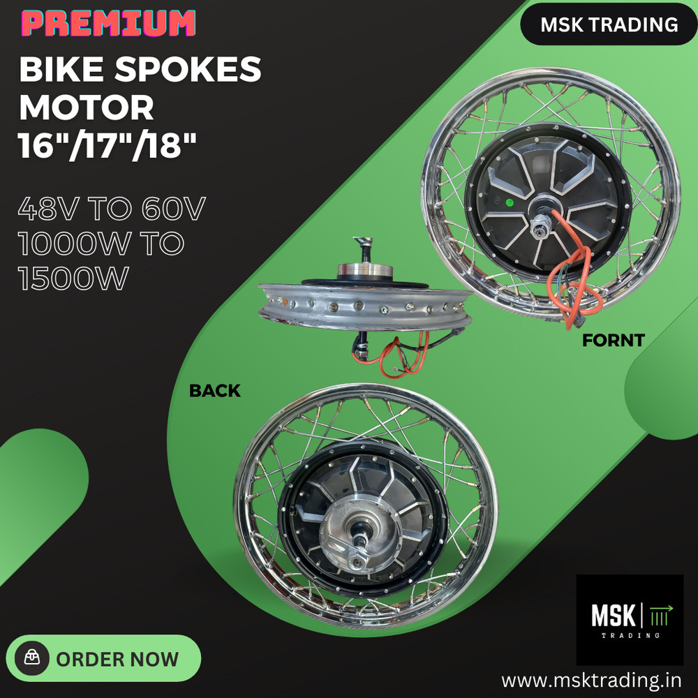 48V to 60v Bike Spokes Motor
