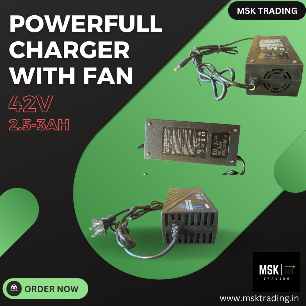 Powerful Charger With Fan