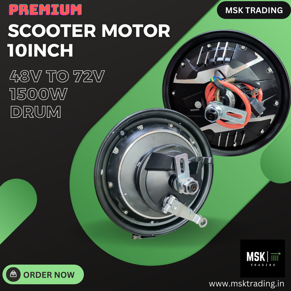 Scooter Motor 10 Inch Drum