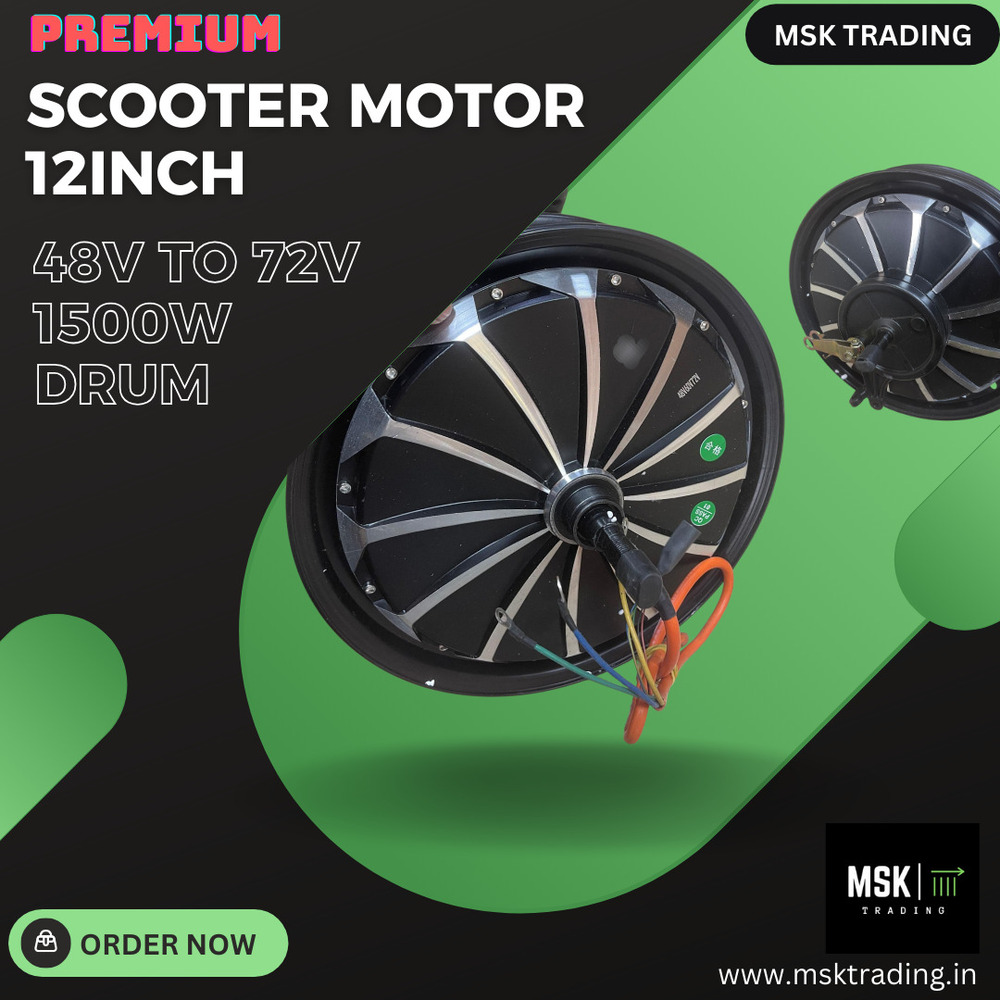 Scooter Motor 12 Inch Drum