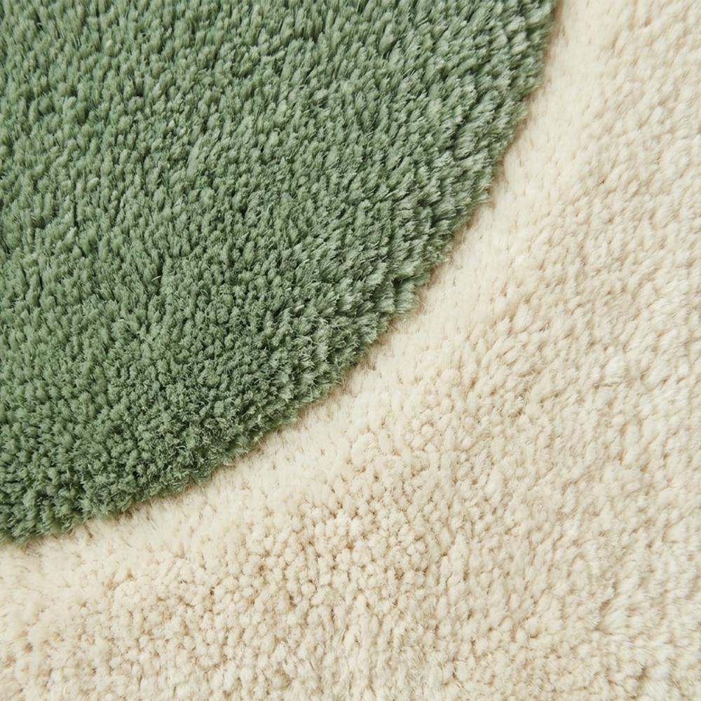 Hand Tufted Abstract Pebble Wool Rug