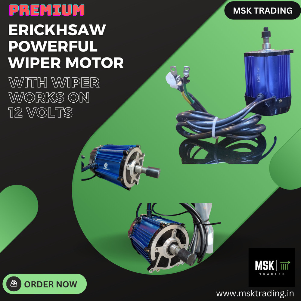 Erickshaw Powerful Wiper Motor 12 Volts