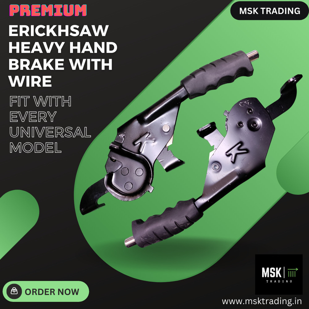 Erickshaw Heavy Hand Brake With Wire
