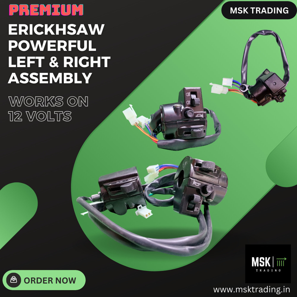 Erickshaw Powerful Left & Right Switch Assembly